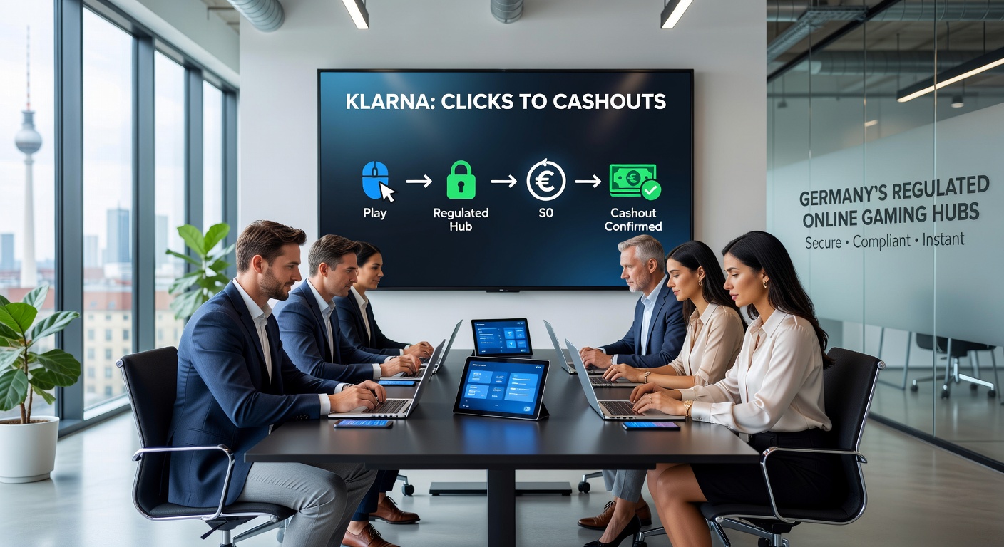 Screenshot einer Klarna-Auszahlung in einem deutschen Online-Casino-App, mit Uhrzeitangabe für Echtzeit-Übertragung