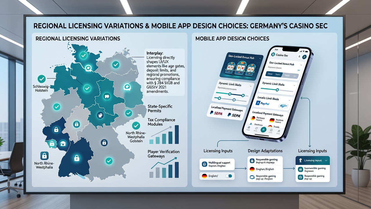 Darstellung technischer Anpassungen in Casino-Apps durch regionale Lizenzanforderungen