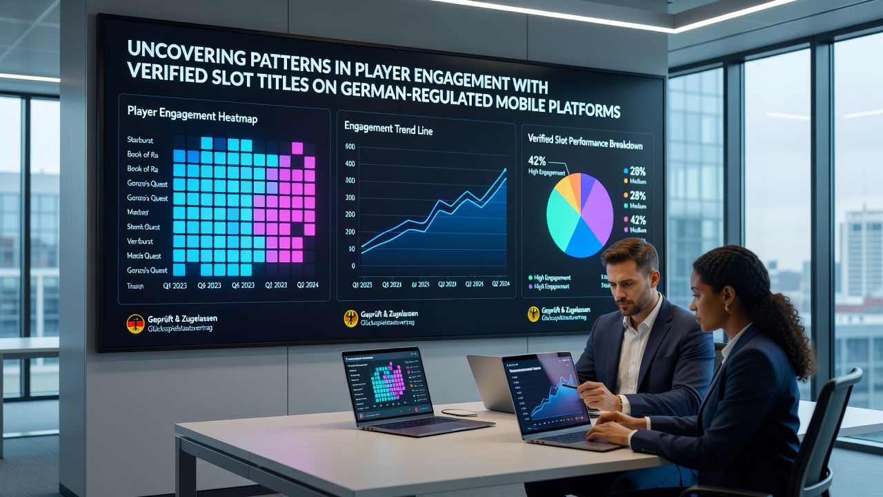 Grafik zu regionalen Engagement-Trends bei Slots auf regulierten Plattformen